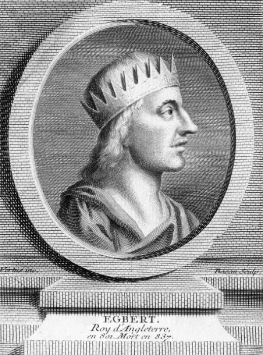 Framed Print : King Egbert / Bason / Vertue Framed Print : King Egbert / Bason / Vertue