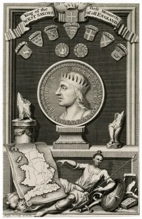 Framed Print : King Egbert / G. Vertue Framed Print : King Egbert / G. Vertue