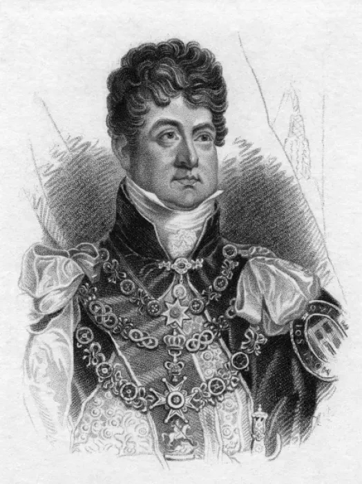 Framed Print : King George Iv / Anon 1822 Framed Print : King George Iv / Anon 1822