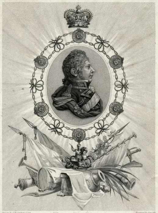 Framed Print : King George Iv / Rosenberg Framed Print : King George Iv / Rosenberg