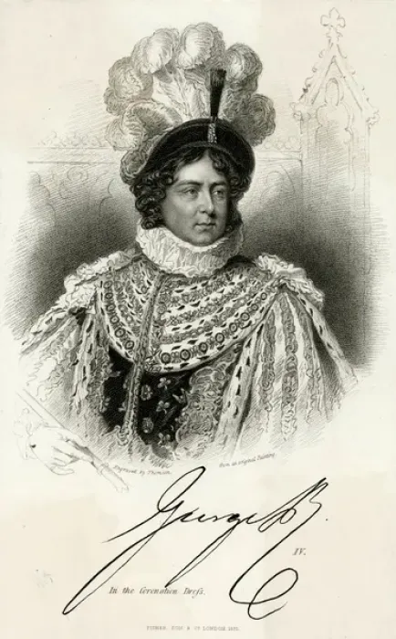 Framed Print : King George Iv / Thomson Framed Print : King George Iv / Thomson