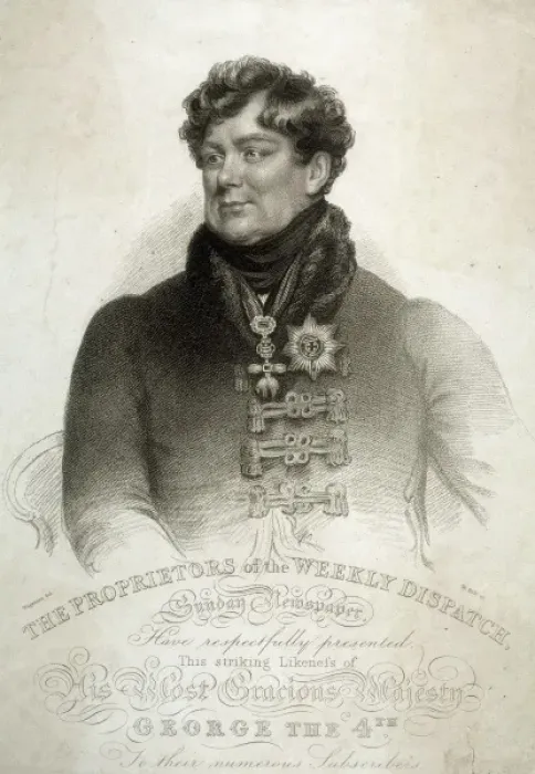 Framed Print : King George Iv / Wageman Framed Print : King George Iv / Wageman