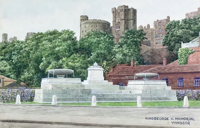 Framed Print : King George V Memorial, Windsor, Berkshire Framed Print : King George V Memorial, Windsor, Berkshire
