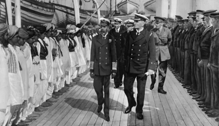 Framed Print : King George V onboard a hospital ship during World War I Framed Print : King George V onboard a hospital ship during World War I