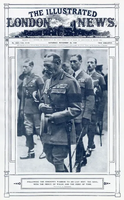 Framed Print : King George V in procession for the Unknown Warrior, the body of Britain's soldier that was brought back to London from a grave in Flanders, where he died during World War One Framed Print : King George V in procession for the Unknown Warrior, the body of Britain's soldier that was brought back to London from a grave in Flanders, where he died during World War One