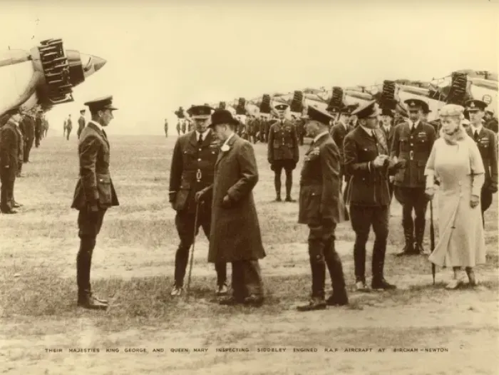 Framed Print : King George V and Queen Mary inspecting Fairey Gordons Framed Print : King George V and Queen Mary inspecting Fairey Gordons