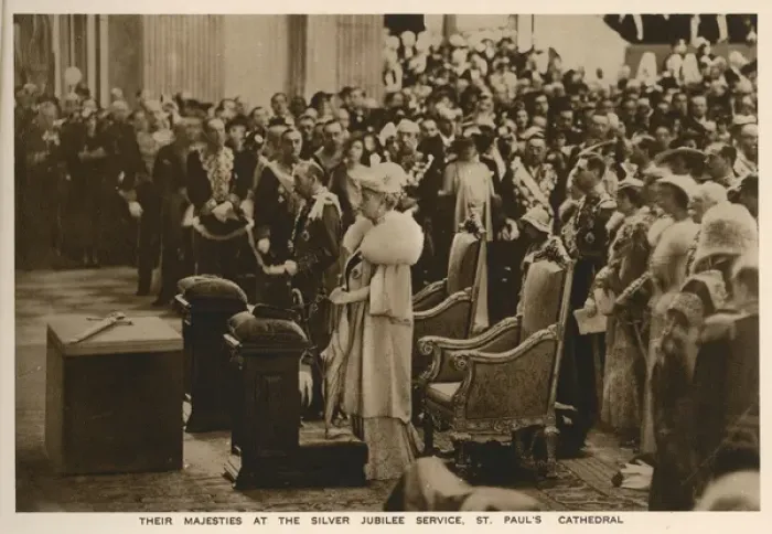 Framed Print : King George V and Queen Mary, Silver Jubilee Framed Print : King George V and Queen Mary, Silver Jubilee