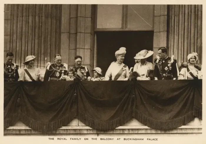 Framed Print : King George V and Queen Mary, Silver Jubilee Framed Print : King George V and Queen Mary, Silver Jubilee