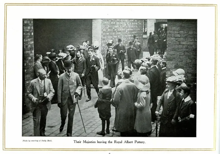Framed Print : King George V and Queen Mary, visit to Alfred Meakin Framed Print : King George V and Queen Mary, visit to Alfred Meakin