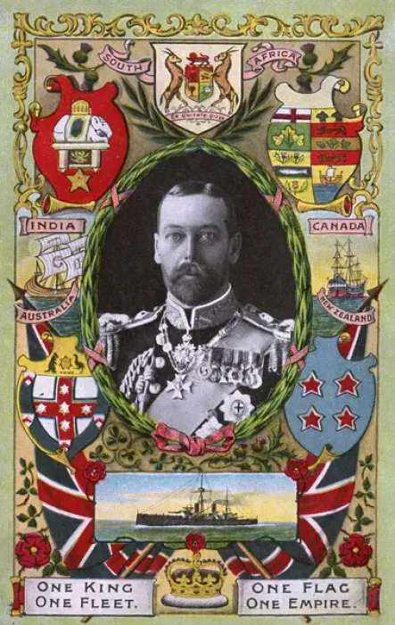 Framed Print : King George V - Scenes of the British Empire Framed Print : King George V - Scenes of the British Empire