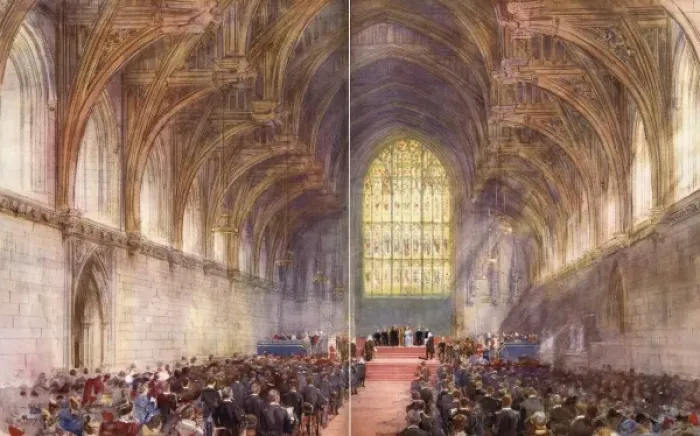 Framed Print : King George V Silver Jubilee celebrations, 1935: Westminster Framed Print : King George V Silver Jubilee celebrations, 1935: Westminster