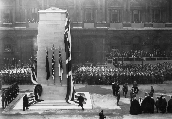 Framed Print : King George V at the unveiling of the Cenotaph, 1920 Framed Print : King George V at the unveiling of the Cenotaph, 1920