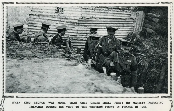 Framed Print : King George V at the Western Front Framed Print : King George V at the Western Front