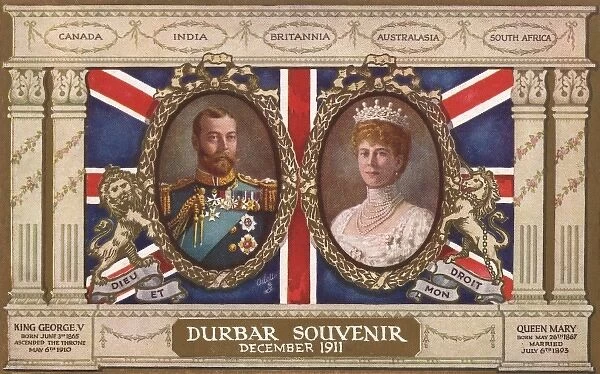 King George V and his wife Queen Mary