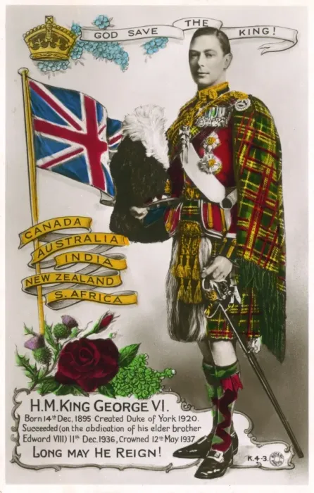 Framed Print : King George VI - Coronation Souvenir Postcard Framed Print : King George VI - Coronation Souvenir Postcard
