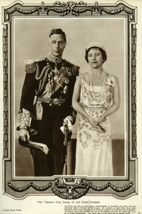 Framed Print : King George VI and Queen Elizabeth 1937 Framed Print : King George VI and Queen Elizabeth 1937