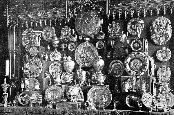 King George Vs collection of Gold Plate, Windsor Castle, 19