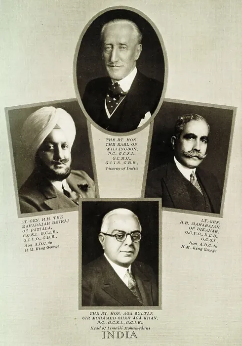 Framed Print : King George V's representatives in India Framed Print : King George V's representatives in India