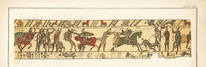 Framed Print : King Harold takes an arrow to the eye at the Battle of Hastings Framed Print : King Harold takes an arrow to the eye at the Battle of Hastings