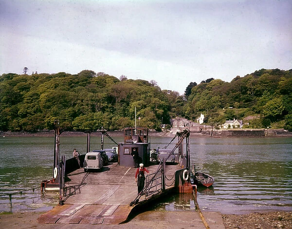King Harry Ferry, crossing the River Fal, Cornwall