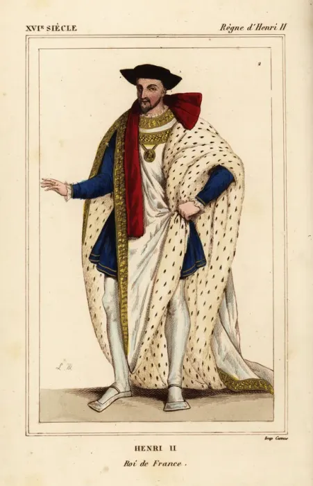 Framed Print : King Henry II of France in the costume of Framed Print : King Henry II of France in the costume of