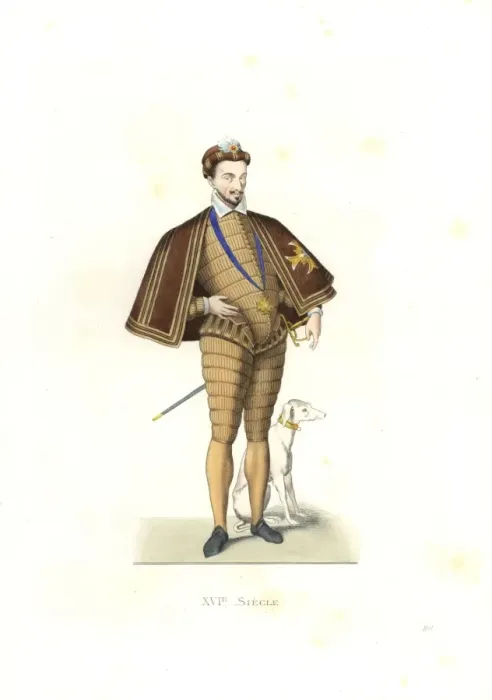 Framed Print : King Henry III of France, 16th century, wearing Framed Print : King Henry III of France, 16th century, wearing
