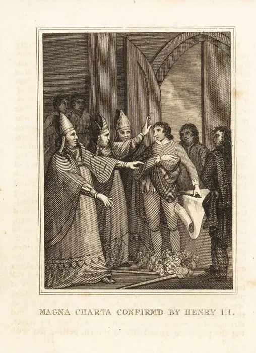 Framed Print : King Henry III re-issuing the Magna Carta in 1225 Framed Print : King Henry III re-issuing the Magna Carta in 1225