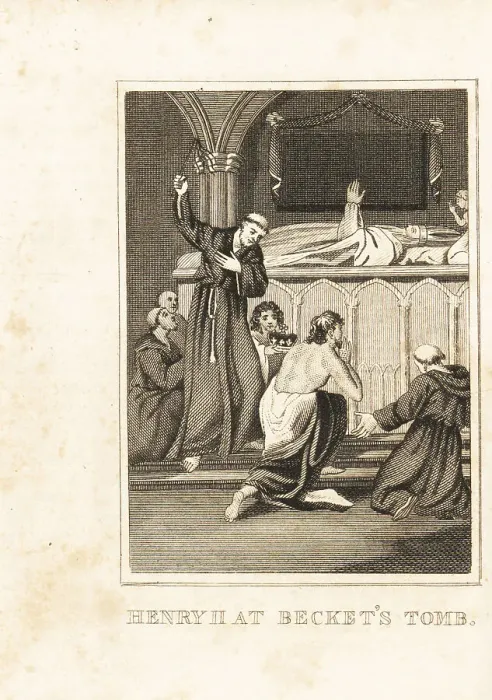 Framed Print : King Henry II's penance at Canterbury Cathedral, 1174 Framed Print : King Henry II's penance at Canterbury Cathedral, 1174