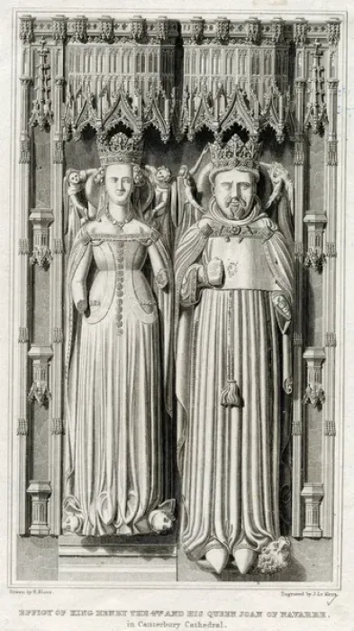 Framed Print : King Henry IV and Joan Navarre Framed Print : King Henry IV and Joan Navarre