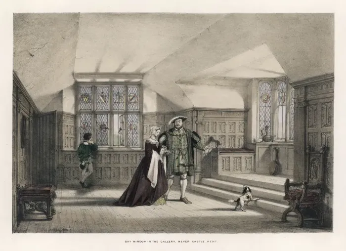 Framed Print : King Henry VIII and Anne Boleyn Framed Print : King Henry VIII and Anne Boleyn
