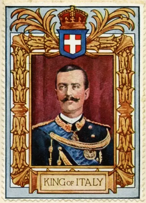 Framed Print : King of Italy / Stamp Framed Print : King of Italy / Stamp