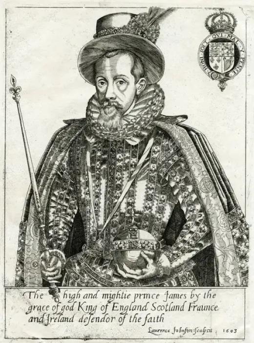 Framed Print : King James I of England and VI of Scotland Framed Print : King James I of England and VI of Scotland