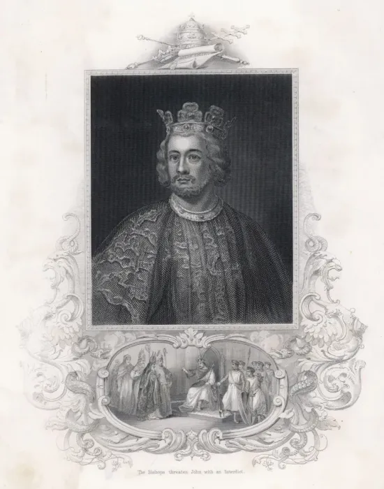 Framed Print : KING JOHN 1167 - 1216 Framed Print : KING JOHN 1167 - 1216