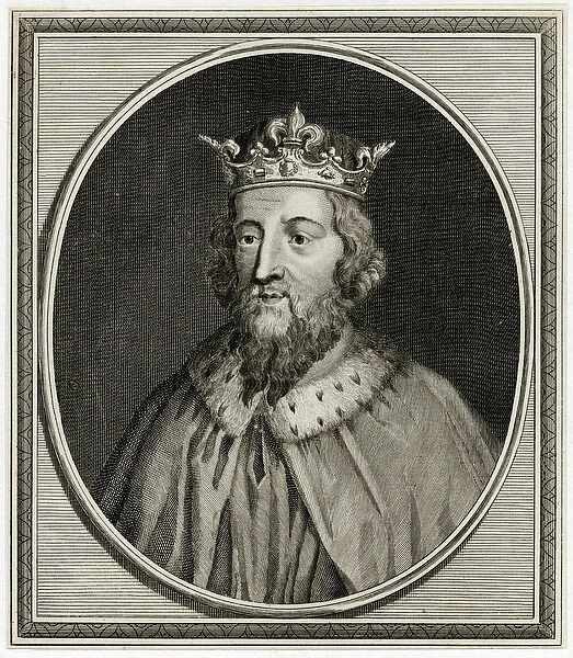 King John / Anon Eng. KING JOHN OF ENGLAND King of England (1199-1216) Date: 1167 - 1216