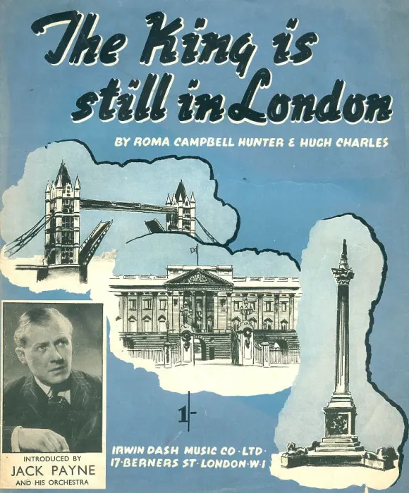 Framed Print : The King Is Still In London Framed Print : The King Is Still In London