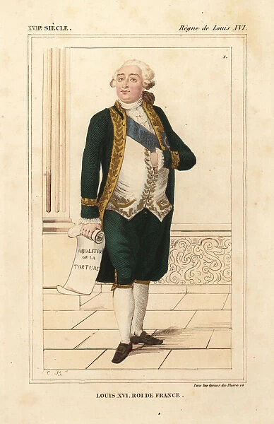 King Louis XVI of France, costume of 1776