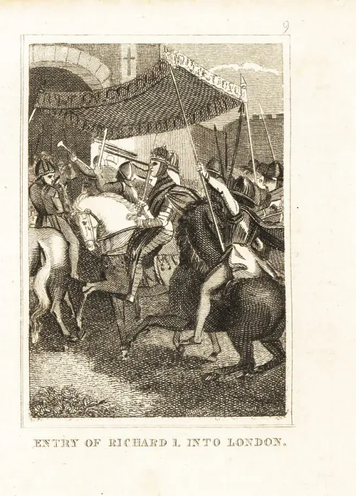 Framed Print : King Richard I entering London, 1189 Framed Print : King Richard I entering London, 1189