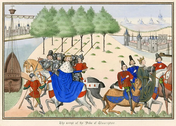 King Richard II and arrest of Duke of Gloucester