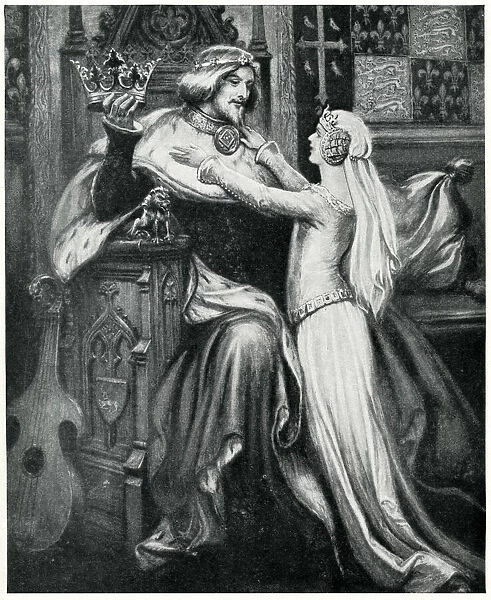 King Richard II and Princess Isabella of Valois