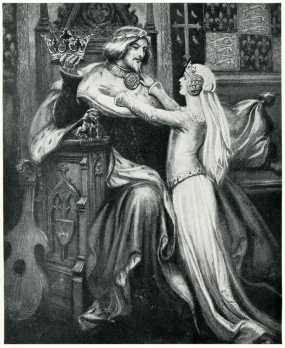 Framed Print : King Richard II and Princess Isabella of Valois Framed Print : King Richard II and Princess Isabella of Valois