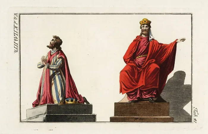 Framed Print : King Robert and King Dagobert I Framed Print : King Robert and King Dagobert I