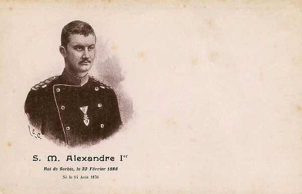 King of Serbia - Alexander 1st