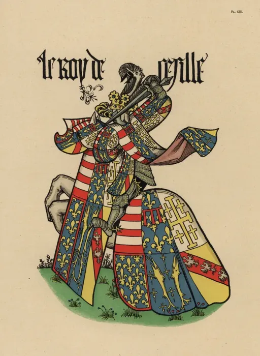 Framed Print : King of Sicily, roi de Sicile Framed Print : King of Sicily, roi de Sicile