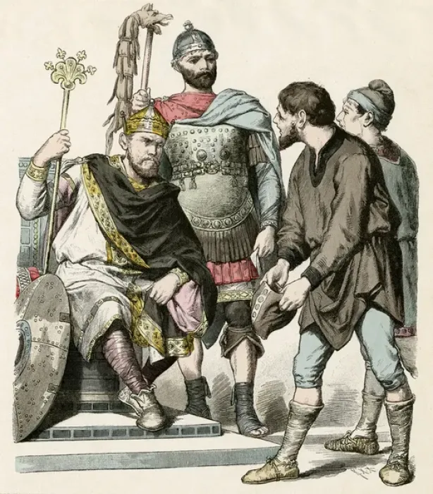 Framed Print : King, Soldier, Labourers Framed Print : King, Soldier, Labourers