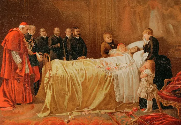 Framed Print : King of Spain, Alfonso XII dies of Tuberculosis Framed Print : King of Spain, Alfonso XII dies of Tuberculosis