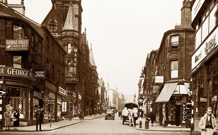 Framed Print : King Street, Huddersfield Framed Print : King Street, Huddersfield