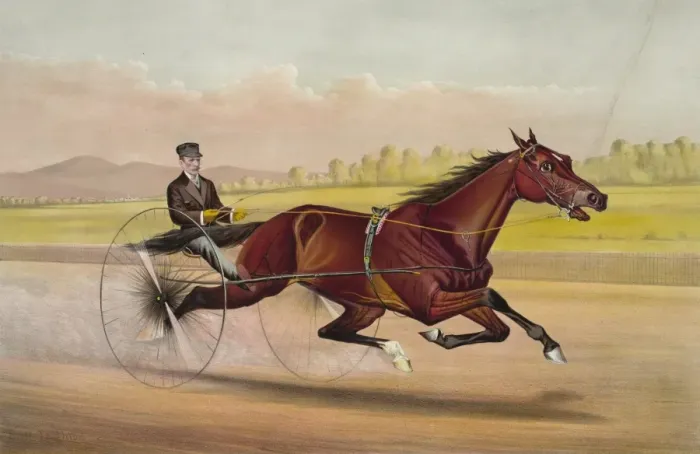 Framed Print : The king of the turf St. Julien, driven by Orrin A. Hickok Framed Print : The king of the turf St. Julien, driven by Orrin A. Hickok