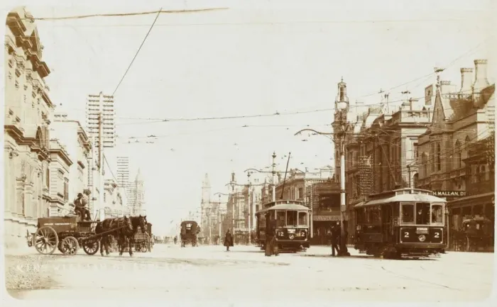Framed Print : King William Street - Adelaide, Australia Framed Print : King William Street - Adelaide, Australia