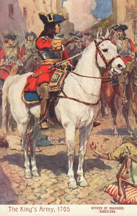 Framed Print : The King's Army 1705 Framed Print : The King's Army 1705