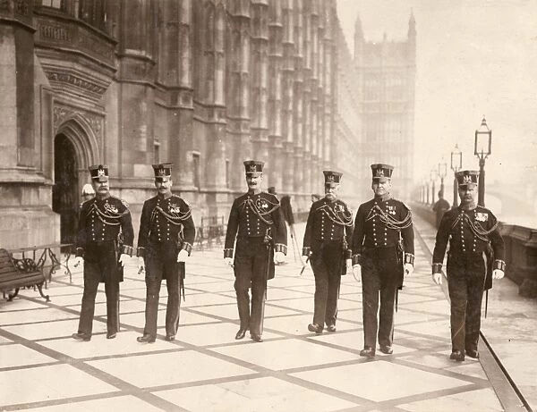 Kings Bodyguard outside Parliament, London